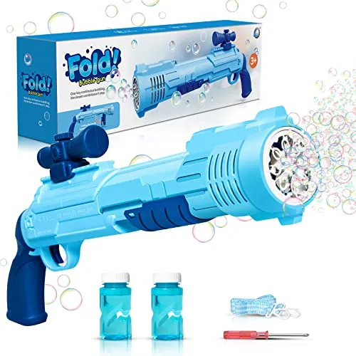 Panacare Rifle Seifenblasenpistole – Spaßige Blasenmaschine für Kinder - Erleben Sie mit der Panacare Rifle Seifenblasenpistole endlosen Spaß! Mit über 5000 Blasen pro Minute und leuchtenden LED-Lichtern ist sie das perfekte Spielzeug für Partys und Outdoor-Aktivitäten.