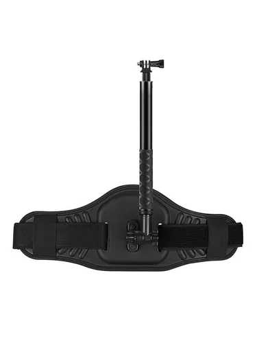 Puluz Kameragürtel mit Selfie-Stick - Schwarz - Handy-Gadgets: Innovativer Kameragürtel mit verstellbarem Selfie-Stick für maximale Bewegungsfreiheit und perfekte Fotos unterwegs.