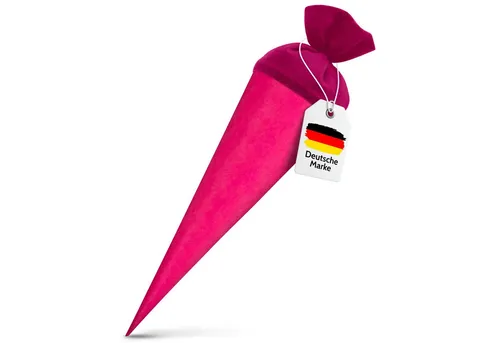 itenga Schultüte itenga Bastelschultüte 70cm rund PINK