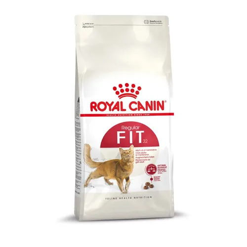 ROYAL CANIN FIT 32 10kg - Perfektes Futter für ruhige Katzen - Katzenfutter für ruhige Katzen mit Idealgewicht, hohe Verdaulichkeit und angemessener Kaloriengehalt für ein gesundes Leben.
