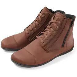 BÄR Jason Herren Stiefeletten - Herren-Stiefel mit 100% Zehenfreiheit für ein barfußähnliches Laufgefühl. Atmungsaktive Materialien und zwei Reißverschlüsse für einen komfortablen Einstieg.