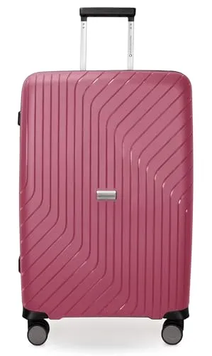 Hauptstadtkoffer Hartschalen-Trolley TXL - 4 Rollen, TSA Schloss, rot - Koffer mit 76 l Volumen, pflegeleicht und wasserabweisend, ideal für Reisen. 4-stufiges Teleskopgestänge und 360°-Doppelrollen sorgen für höchsten Komfort.