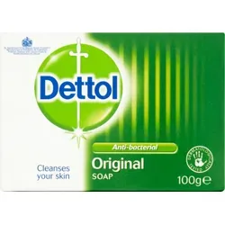 Dettol Antiseptic Soap 2x100g - Feste Duschseife - Duschgele: Antiseptische Seife zur effektiven Bekämpfung von Bakterien, pflegt die Haut und ist ideal für die tägliche Anwendung bei Familien und aktiven Menschen.