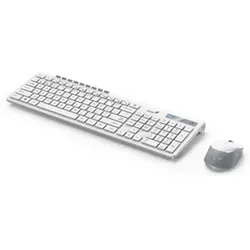 Genius SlimStar 8230 Kabelloses Tastatur- und Maus-Set - Maus-Tastatur-Sets mit CZ+SK-Layout, Bluetooth und 2.4GHz, ideal für effizientes Arbeiten an bis zu drei Geräten gleichzeitig.