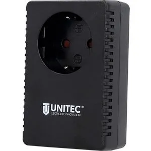 Unitec Steckdosenadapter 30956, 1-fach Schutzkontakt, mit Einschaltstrombegrenzer