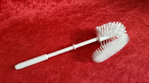 Haug WC-Bürste mit Jumbo-Randreiniger 6240 - Weiß - Effektive WC-Bürste mit Jumbo-Randreiniger für gründliche Reinigung. Hitzebeständig bis 80°C, ideal für die tägliche Nutzung.