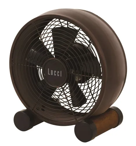 Lucci air Breeze Table Tischventilator - Eleganter Tischventilator in Oil Rubbed Bronze, mit 2 Geschwindigkeitsstufen und kraftvollem Luftdurchsatz von 864 m³/h – ideal für erfrischende Kühlung im Wohn- oder Arbeitsbereich.