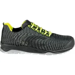 Cofra CLUB S1 P ESD SRC Sicherheitsschuhe Schwarz/Grau/Gelb Größe 44 - Robuste Sicherheitsschuhe für den professionellen Einsatz, mit ESD-Schutz und rutschfester Sohle für maximale Sicherheit am Arbeitsplatz.