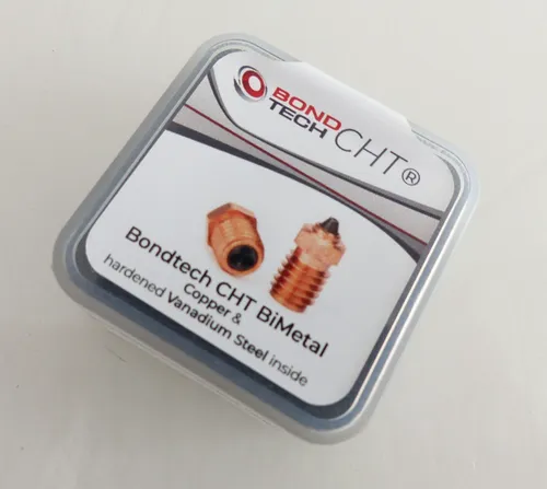 Bondtech CHT BiMetal Coated Nozzle 0.60mm - 3D Drucker Zubehör mit bi-metallischer Beschichtung für verbesserte Haltbarkeit und optimale Druckqualität.