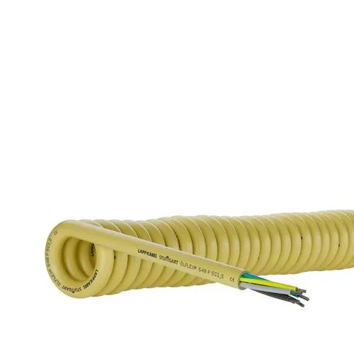 Lapp ÖLFLEX-SPIRAL-540-P Spiralkabel 5G1,5 - Hochwertiges Spiralkabel von Lapp, ideal für flexible Anwendungen. Mit robustem PUR-Mantel und flammwidrigen Eigenschaften, bietet es Sicherheit und Langlebigkeit.