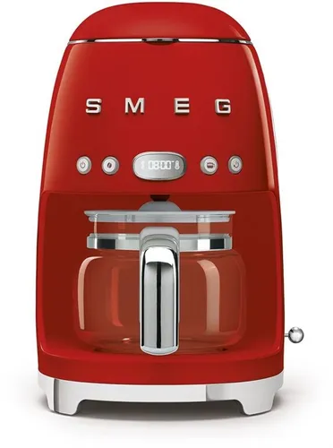 Smeg DCF02RDEU - Filterkaffeeautomat in Rot, vollautomatisch für aromatischen Genuss am Morgen