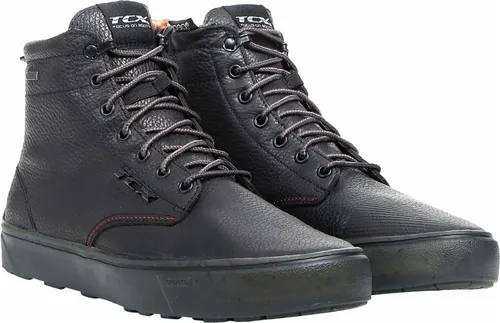 TCX Dartwood GTX - Wasserdichte Motorradschuhe in Schwarz - 42 EU - Motorradstiefel mit GORE-TEX Membran für optimalen Komfort, atmungsaktiv und wasserdicht, ideal für Fahrer, die auch zu Fuß mobil sein möchten.