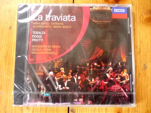 VERDI La Traviata (Az) Molinari-Pradelli Tebaldi Pogii Protti DECCA RECORDS OVP