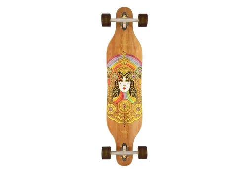 Arbor Performance Complete Axis 37 Solstice B4BC Longboard Skateboard - Komplettboard für entspanntes Cruisen und sanftes Downhill, inspiriert vom Snowboard. Ein Teil des Verkaufs geht an 'Boarding for Breast Cancer'. Nachhaltige Materialien und hohe Rollgeschwindigkeit.