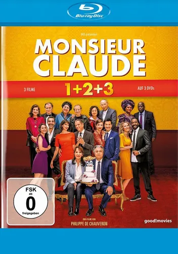 Monsieur Claude - Box 1-3 [Blu-ray] - Filme, mit unvergesslichen Komödien über Familie und Kulturkonflikte, ideal für einen unterhaltsamen Filmabend.