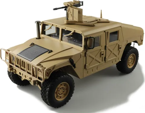 4x4 US Military Truck Humvee 1:10 RTR Desert Sand - RC-Modelle: 4x4 US Militär-Truck RTR in Desert Sand, ideal für Offroad-Abenteuer und schnelle Action im Gelände.