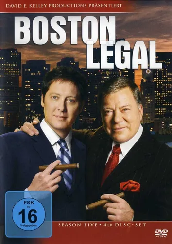 Boston Legal - Season 5 (James Spader, William Shattner) DVD NEU