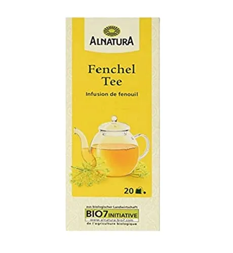 Alnatura Bio Fenchel Tee, 20 Beutel, 50g , 20 Stück (1er Pack)
