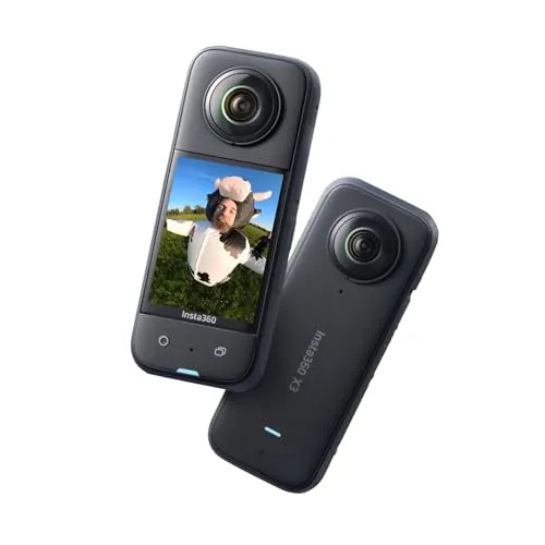 Insta360 One X2 Pocket Camera - 360° Action Kamera - Action-Cam mit 5.7K Dual-Lens für beeindruckende 360° Aufnahmen, ideal für Abenteuer und kreative Projekte. Wasserdicht bis 10m und kompakt für unterwegs.
