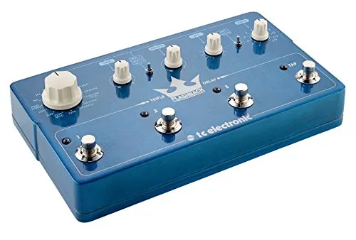 TC Electronic FLASHBACK TRIPLE DELAY Intuitives Drei-Engine-Delay-Pedal mit flexiblem Routing, Subdivision-Steuerung und integrierten TonePrints