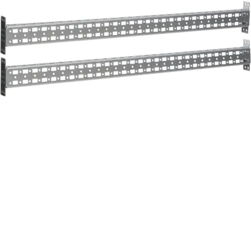 Hager Querprofil FZ813Q Tragschienenadapter - Druckschalter, stabiler Tragschienenadapter aus galvanisch verzinktem Stahl für langlebige Anwendungen, ideal für die Montage in Schaltschränken.