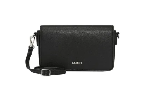 L.CREDI Umhängetasche Jane Clutch Black - Elegante Umhängetasche mit abnehmbarem Schulterriemen und praktischem Kartenhalter für bis zu 6 Karten, ideal für einen stilvollen Abend!
