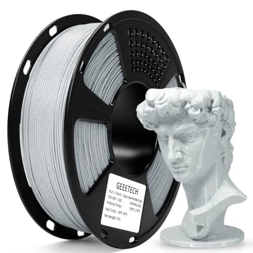 GEEETECH PLA Filament 1.75mm Marble, 3D Drucker PLA Filament 1kg Spool, like Marmor