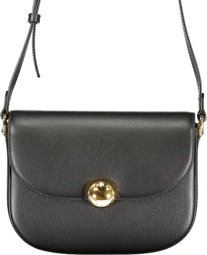 Furla Moonlight S Umhängetasche schwarz WB01887-BX3036-O6000 - Elegante Handtasche aus genarbtem Leder in Schwarz, ideal für stilbewusste Frauen und vielseitig kombinierbar.
