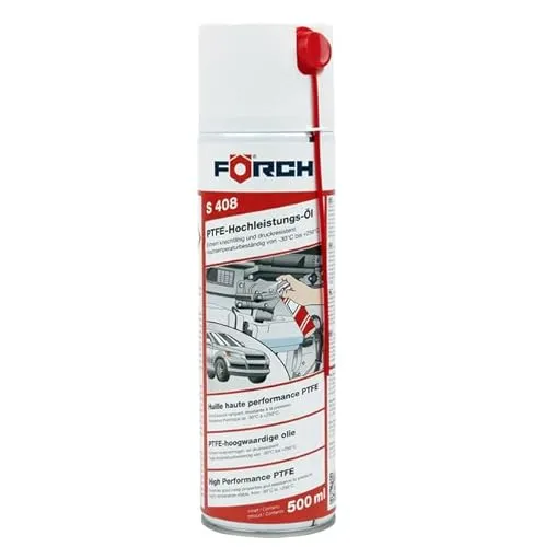 Förch 1x S408 PTFE Hochleistungsöl Öl 500ml hochtemperatur Öl bis 250°C