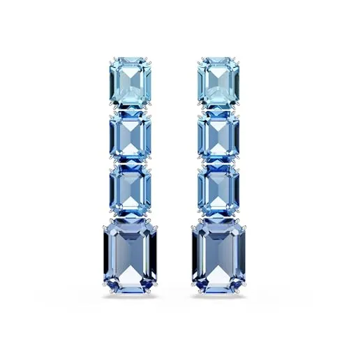 Damenohrringe Swarovski 5696516 Blau - Ohrringe aus hochwertigem Swarovski-Kristall in elegantem Blau, perfekt für jeden Anlass. Verleihen Sie Ihrem Look einen Hauch von Glamour mit diesen stilvollen Damenohrringen.