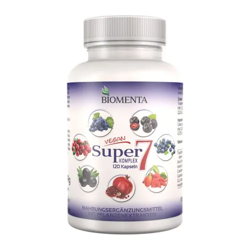 [201,01€/1kg] Beeren Mix Multifrucht OPC Cranberry Goji Acai BIOMENTA 120 St.