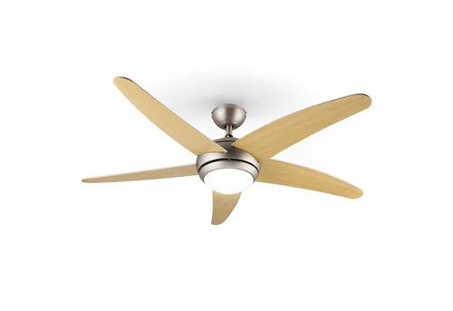 Klarstein Bodenventilator Bolero 2-in-1-Deckenventilator mit Fernbedienung - Ventilatoren: Kombiniert Deckenventilator und Deckenleuchte, ideal für frische Luft und Beleuchtung in einem Gerät, steuerbar mit Fernbedienung.