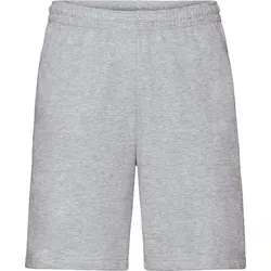 Fruit of the Loom Homewearhose Unisex-Freizeithose, kurz Uni grau XL