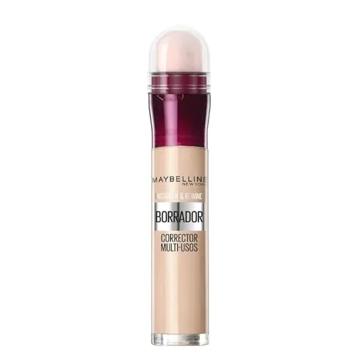 Maybelline Borrador Ojos Tono 01 Light Corrector De Ojeras, Bolsas E Imperfecciones Pieles Claras - 6Ml