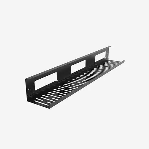 Flexispot Kabelkanal Schreibtisch Large - Elegantes Kabelmanagement - Kabelkanäle für modernes Bürodesign, mit Geländer für Sicherheit und optimaler Belüftung für saubere Geräte. Ideal für einen organisierten Arbeitsplatz.