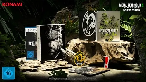 KONAMI Metal Gear Solid Delta - Snake Eater (Deluxe Edition) - PS5-Spiel mit exklusivem Steelbook und zusätzlichen Inhalten, erlebe die fesselnde Stealth-Action und die neue Grafik der legendären METAL GEAR-Reihe.