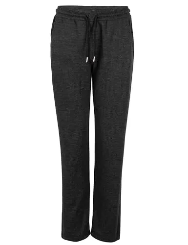 ROADSIGN australia Damen Jogginghose Jacquard-Hose für gemütliche Styles mit Struktur grau, XL