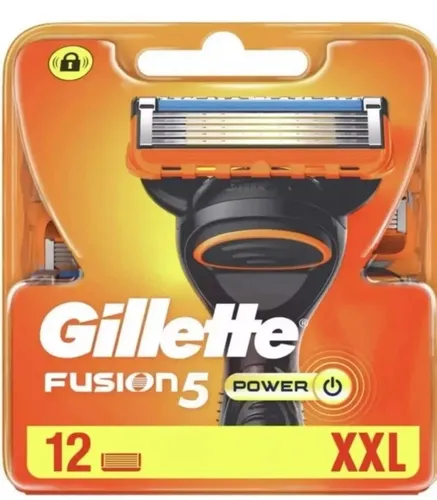 Gillette Fusion 5 Rasierklingen 12 Stück - Herren Rasierklingen für ein sanftes und präzises Rasurerlebnis mit 5 Klingen, kompatibel mit Gillette Fusion5 ProGlide.