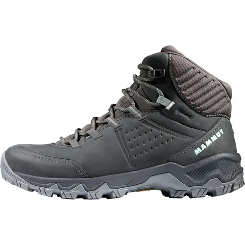MAMMUT Damen Multifunktionsstiefel Nova IV Mid GTX Women - Wanderschuhe mit flexibler Vibram-Sohle für besten Grip und dämpfendem 3D Memo Foam für hohen Komfort. Wasserdicht dank GORE-TEX und aus nachhaltigem terracare Nubukleder gefertigt.