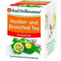 BAD Heilbrunner Husten- und Bronchial Tee N - Tees für die Atemwege, mit natürlichen Kräutern zur Linderung von Husten und zur Unterstützung der Bronchien.