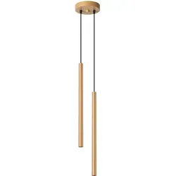 Lampa wisząca PASTELO 2 złota - Elegante Hängelampe aus hochwertigem Stahl, ideal für moderne und klassische Innenräume. Inklusive Lichtquelle, verleiht jedem Raum stilvolle Akzente.