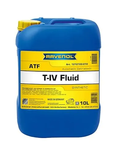 RAVENOL ATF T-IV Fluid - Hochwertiges synthetisches ATF für Automatikgetriebe, garantiert optimale Leistung und Kompatibilität mit zahlreichen Herstellern, ideal für höchste Ansprüche.