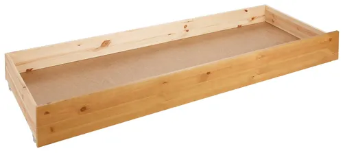 Home affaire Schublade "AIRA" für Daybed, aus massivem Kiefernholz - Bettenzubehör mit praktischem Stauraum für Bettwäsche. FSC®-zertifiziertes Massivholz in honigfarben oder weiß, ideal für stilvolles und nachhaltiges Wohnen.