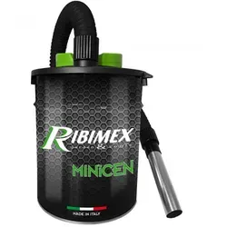Kleiner Aschesauger Ribimex Minicen - 10l Fassungsvermögen, leistungsstark mit 800W für effizientes Saugen von Asche und Schmutz