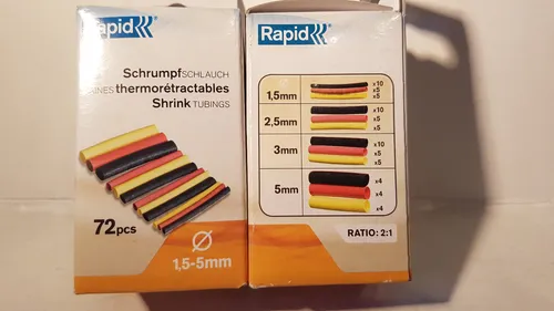 Schrumpfschläuche   Rapid   72 Teile   für Digit  Regulator  Accelerator 1,5-5mm