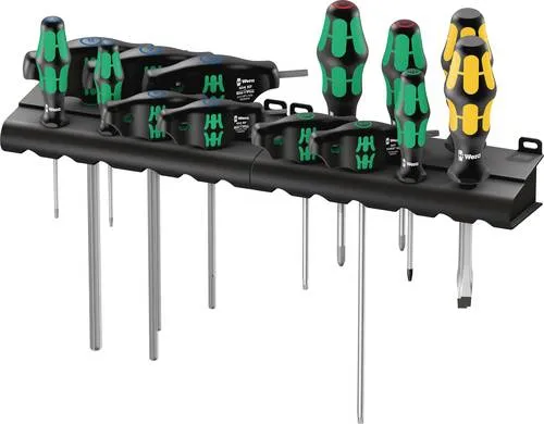Wera Schraubendreher Bicycle Big Pack 1 - 14 teilig - Fahrradwerkzeuge: 14-teiliges Allround-Set mit ergonomischen Griffen für komfortables Arbeiten und Lasertip-Technologie für sicheren Halt der Schrauben.