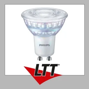 PHILIPS MAS LED spot VLE D 5.5-80W GU10 930 36D LED-Reflektorlampe PAR16 3000K 575lm E