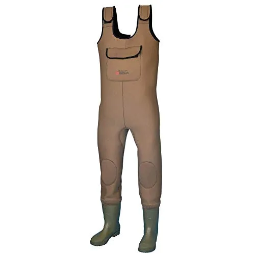 Shakespeare Neopren Wathose Size 11 - 45 - Watstiefel & -hosen, hochwertige Neoprenwathose für optimalen Kälteschutz und Beweglichkeit beim Angeln.