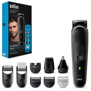 Braun All-in-One Style Kit MGK5410 - 9-in-1 Multigrooming-Set für Bart und Haare, inklusive 15%-Rabatt auf Zubehör während der Garantiezeit