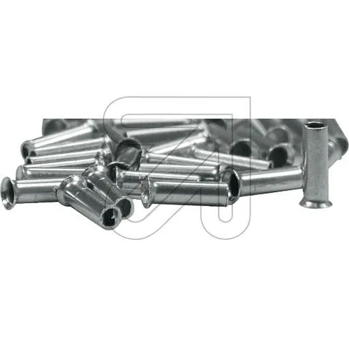 Aderendhülsen ohne Isolierung 0,5mm², 100 Stk